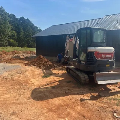 Dirt work and land excavation